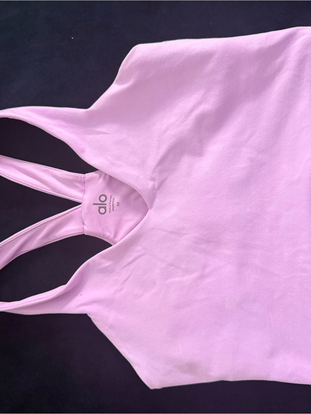 ALO Yoga Light Pink Double-Strap Tank